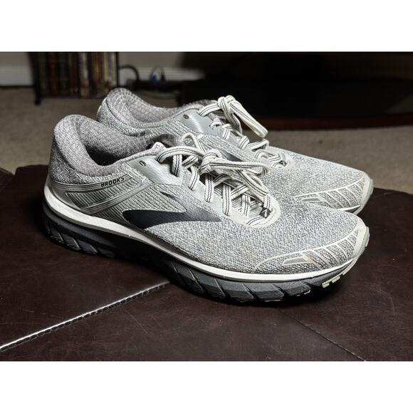 Brooks Adrenaline GTS 18 Running & Training Shoes White Black Women's Size 8.5 B - Picture 1 of 8